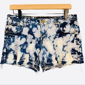 ZCO Bleached design denim jean shorts Size 9